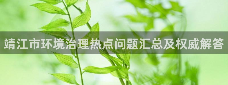 凯发k8全球最大的娱乐平台|靖江市环境治